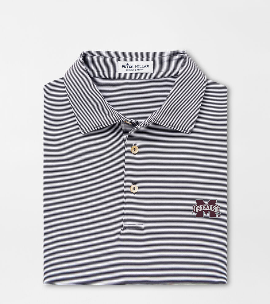 Mississippi State Jubilee Stripe Performance Polo image number 1