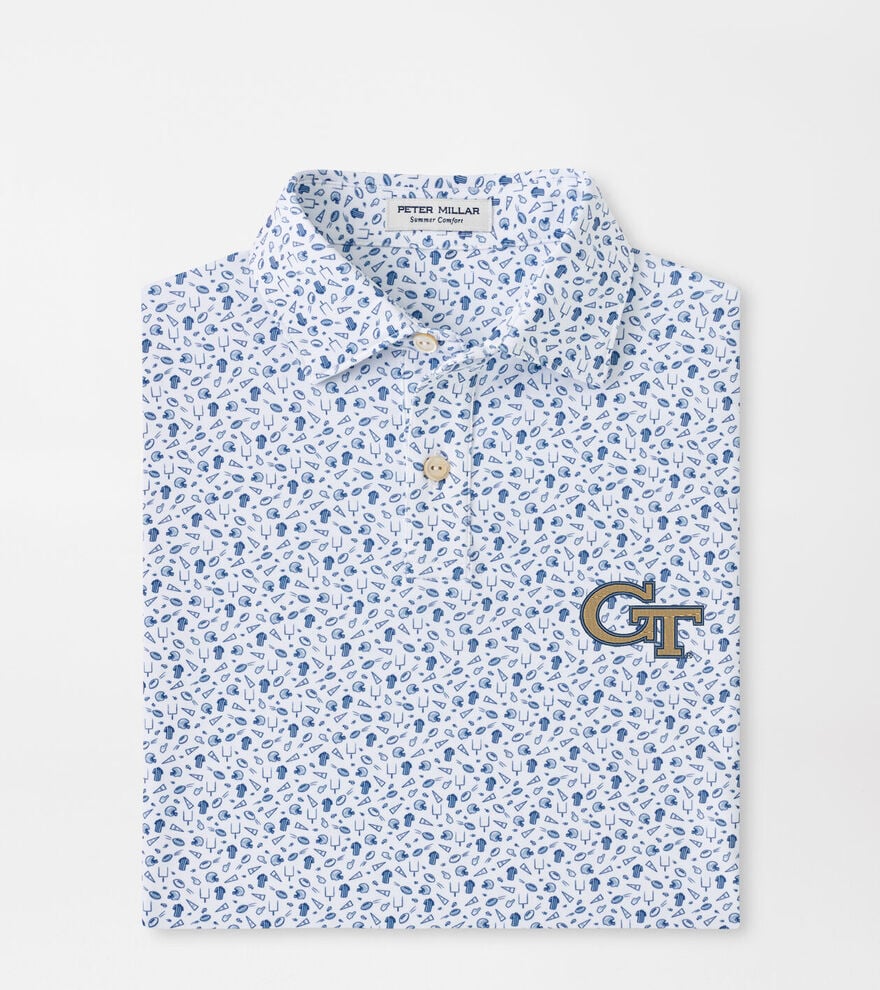 Georgia Tech Kick Off Youth Performance Jersey Polo image number 1