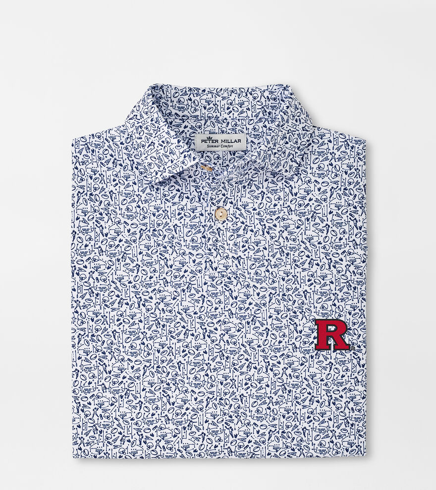 Rutgers Youth Performance Jersey Polo image number 1