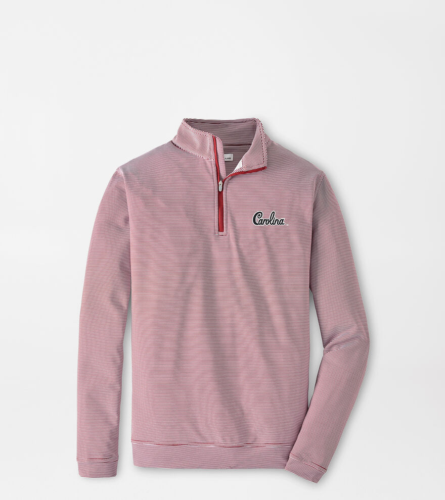 South Carolina Perth Sugar Stripe Performance Quarter-Zip image number 1