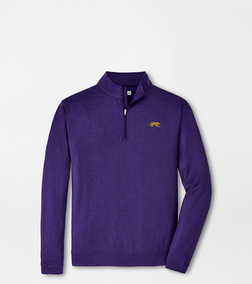 LSU Mike The Tiger Perth Stitch Performance Quarter-Zip image number 1