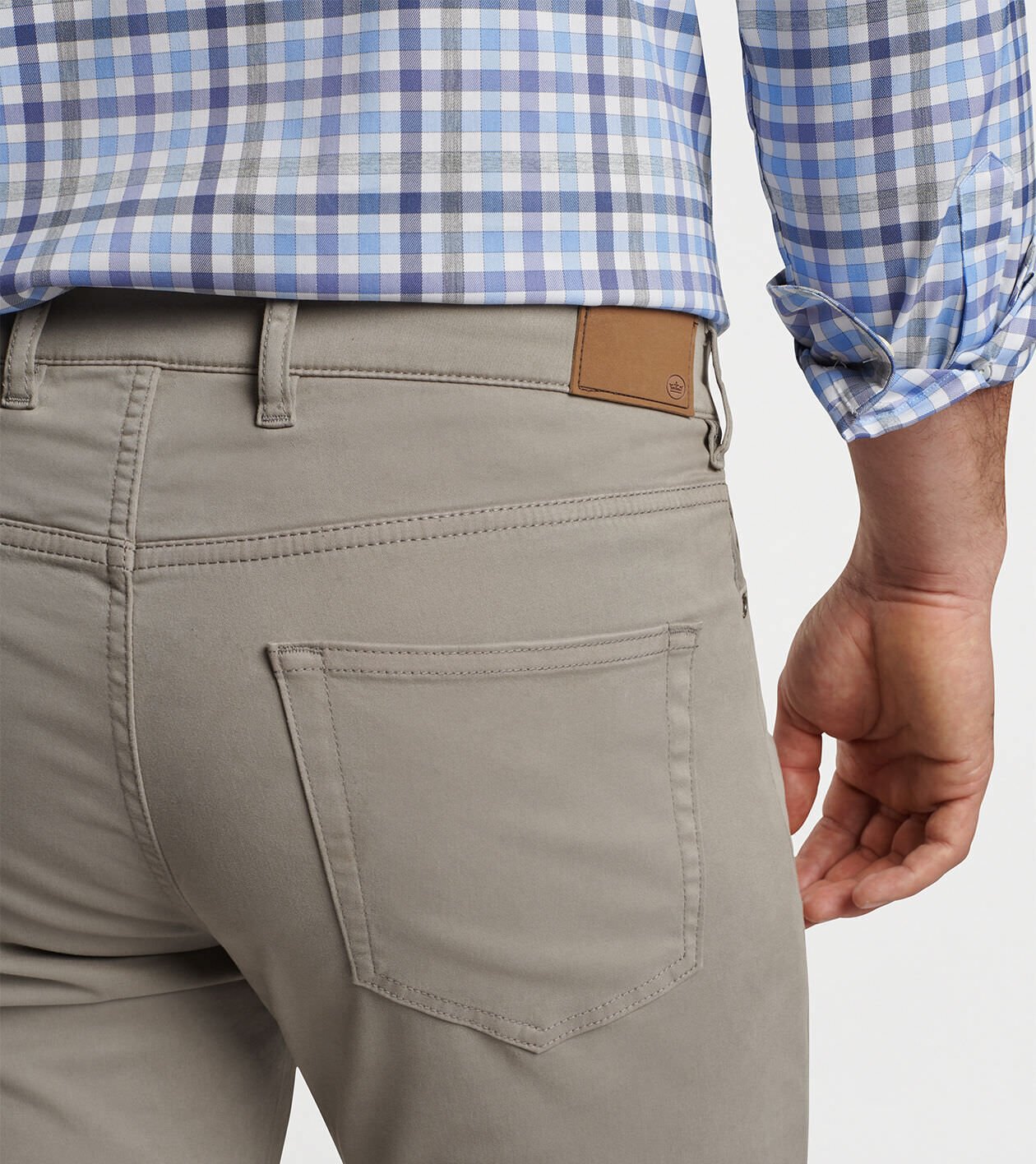 Peter Millar Signature Sateen Five Pocket Pant Gale Grey 31