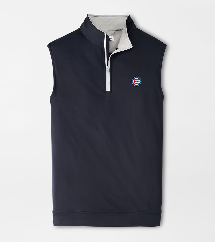 Chicago Cubs Galway Performance Quarter-Zip Vest image number 1