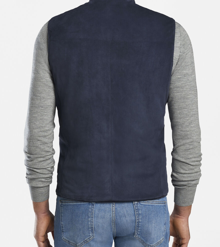 Chateau Sky Reversible Suede Vest image number 3