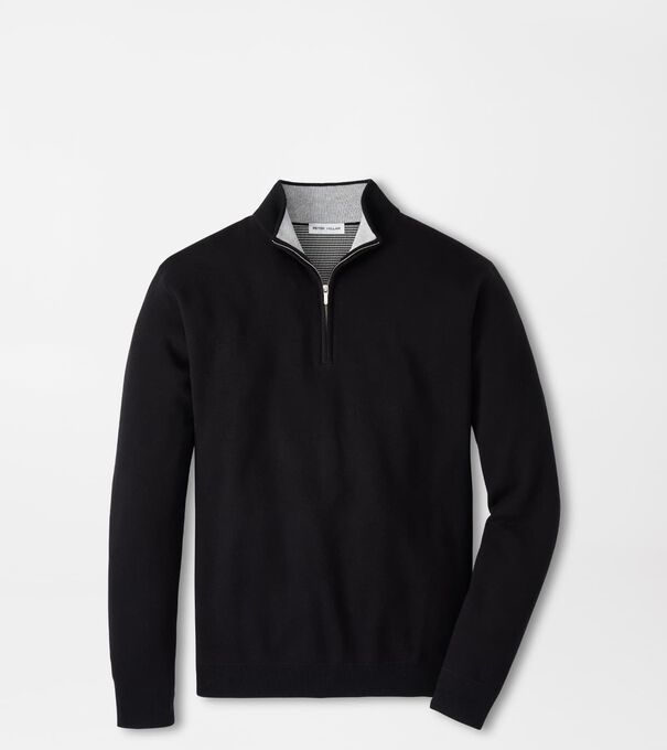 Coolspun Lite Cotton Quarter-Zip Sweater
