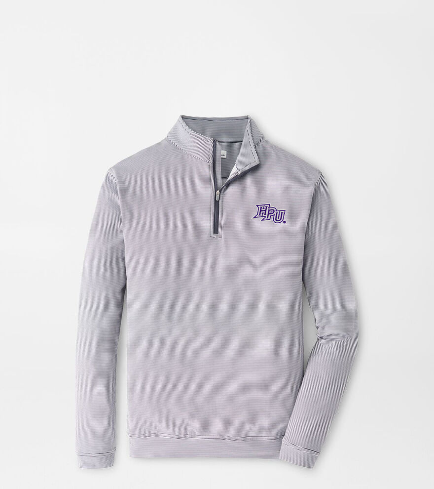 High Point University Perth Mini-Stripe Performance Pullover image number 1