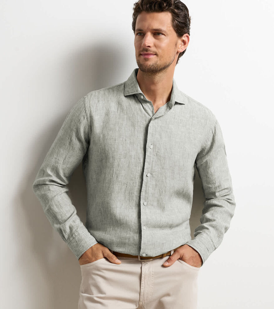 Astino Lino Sport Shirt - Alternate Image 1