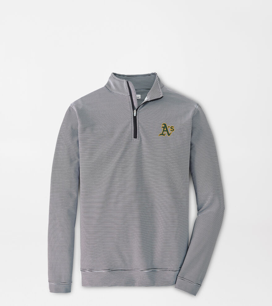Athletics Perth Sugar Stripe Performance Quarter-Zip image number 1