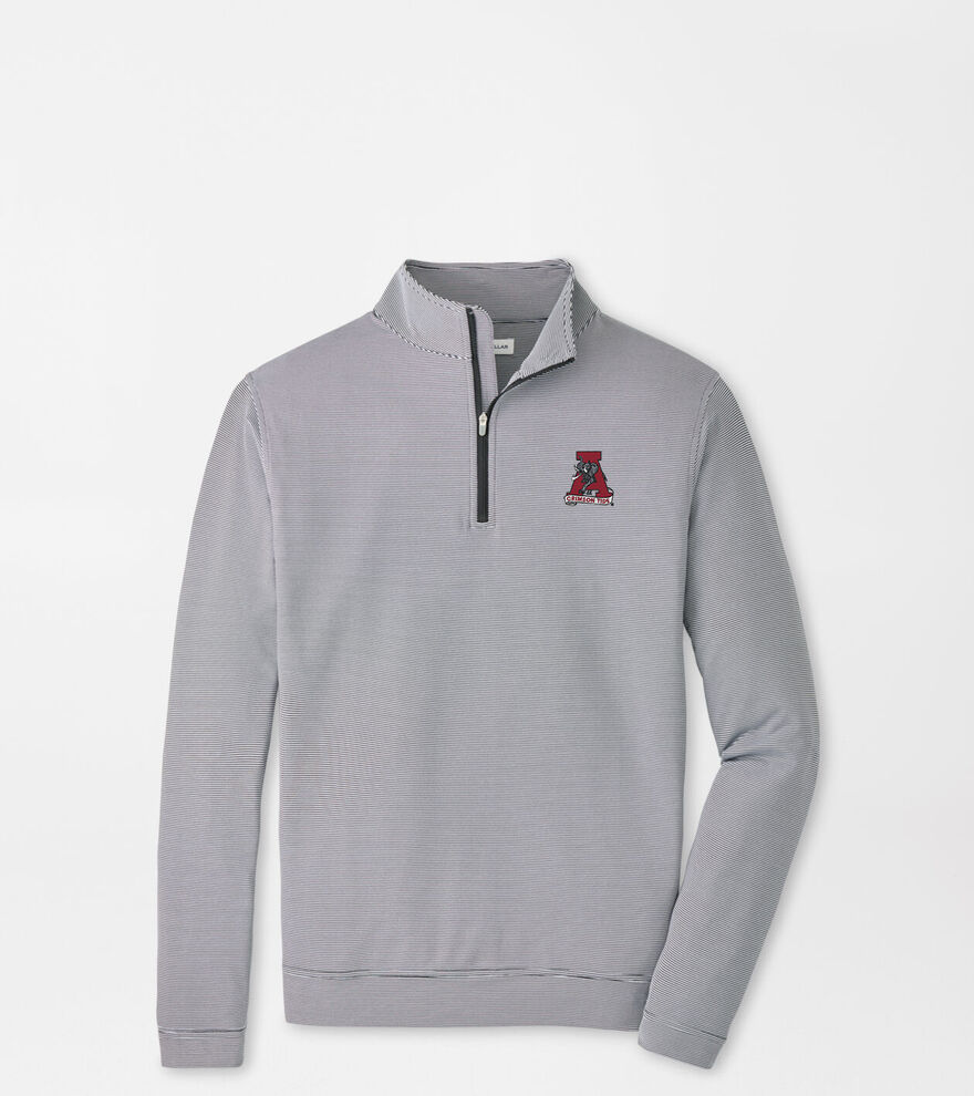 Alabama Vault Perth Sugar Stripe Performance Quarter-Zip image number 1