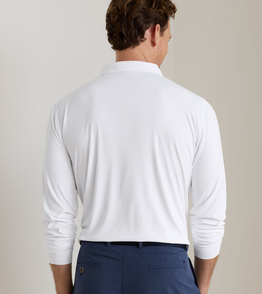 Featherweight Long-Sleeve Performance Polo - Alternate Image 2
