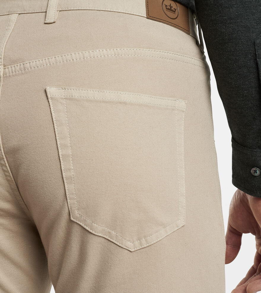 Four-Way Stretch Canvas Five-Pocket Pants - Alternate Image 4