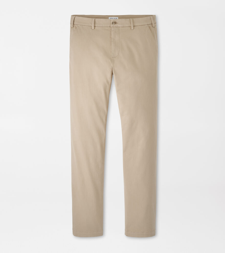 Signature Sateen Flat Front Trouser image number 1