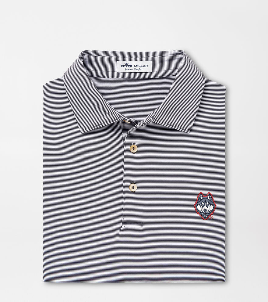 UConn Huskies Jubilee Stripe Performance Polo image number 1