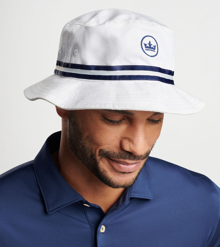 Crown Seal Oxford Bucket Hat | Men