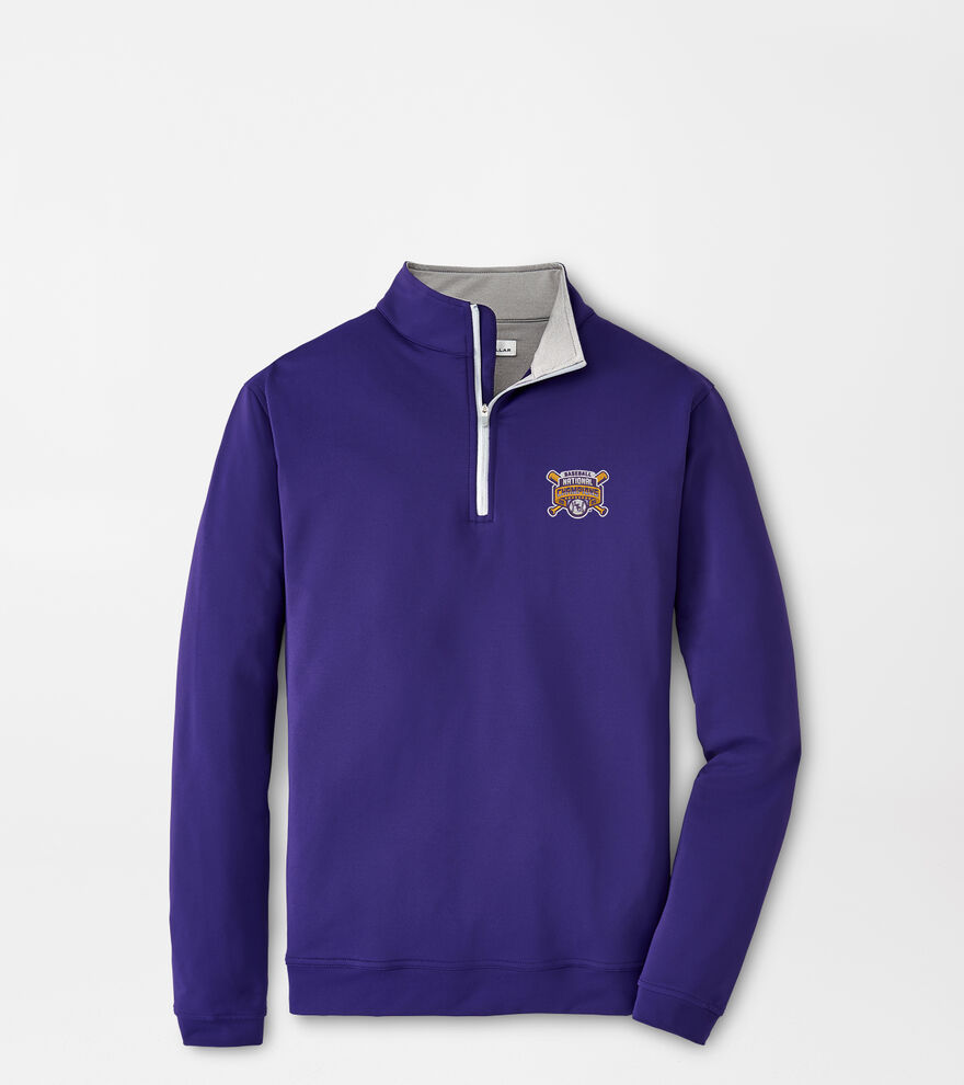 LSU College World Series Perth Performance Quarter-Zip image number 1
