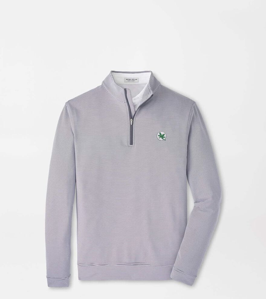 The Ohio State Buckeyes Perth Sugar Stripe Performance Quarter-Zip