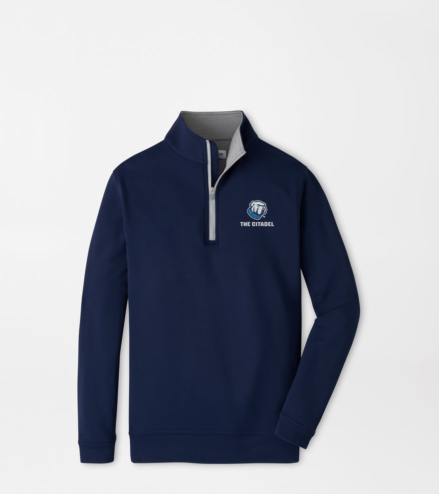 The Citadel Perth Youth Performance Quarter-Zip image number 1