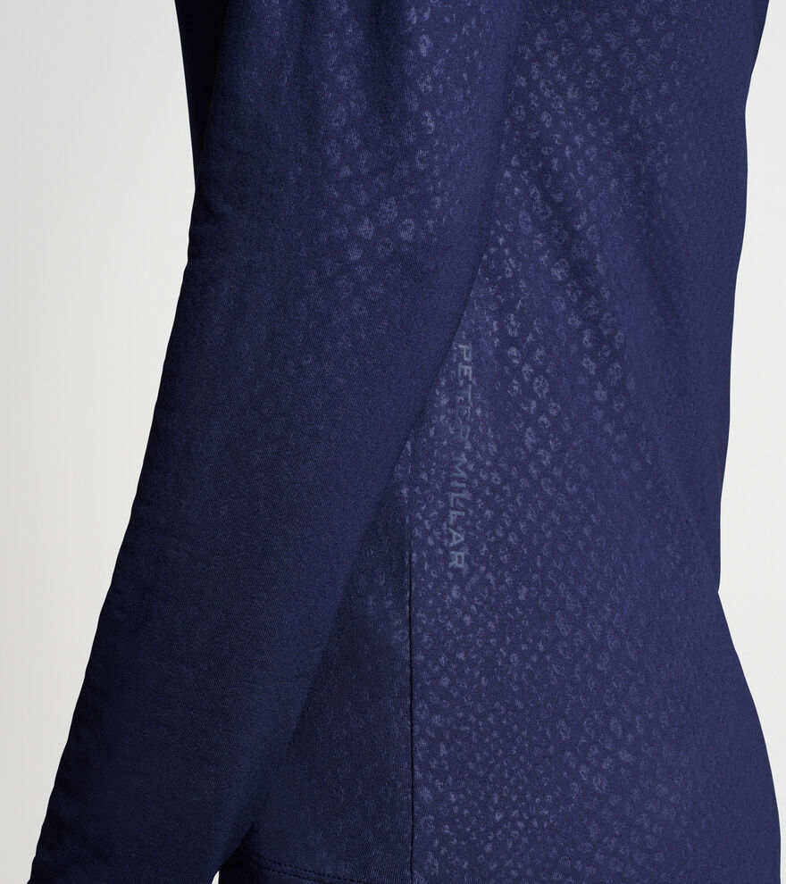 Lunar Long-Sleeve Embossed Performance Tee image number 4
