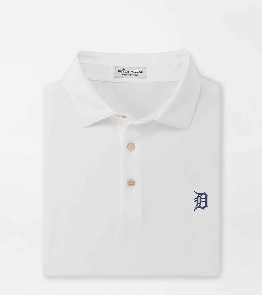 Detroit Tigers Solid Performance Jersey Polo image number 1