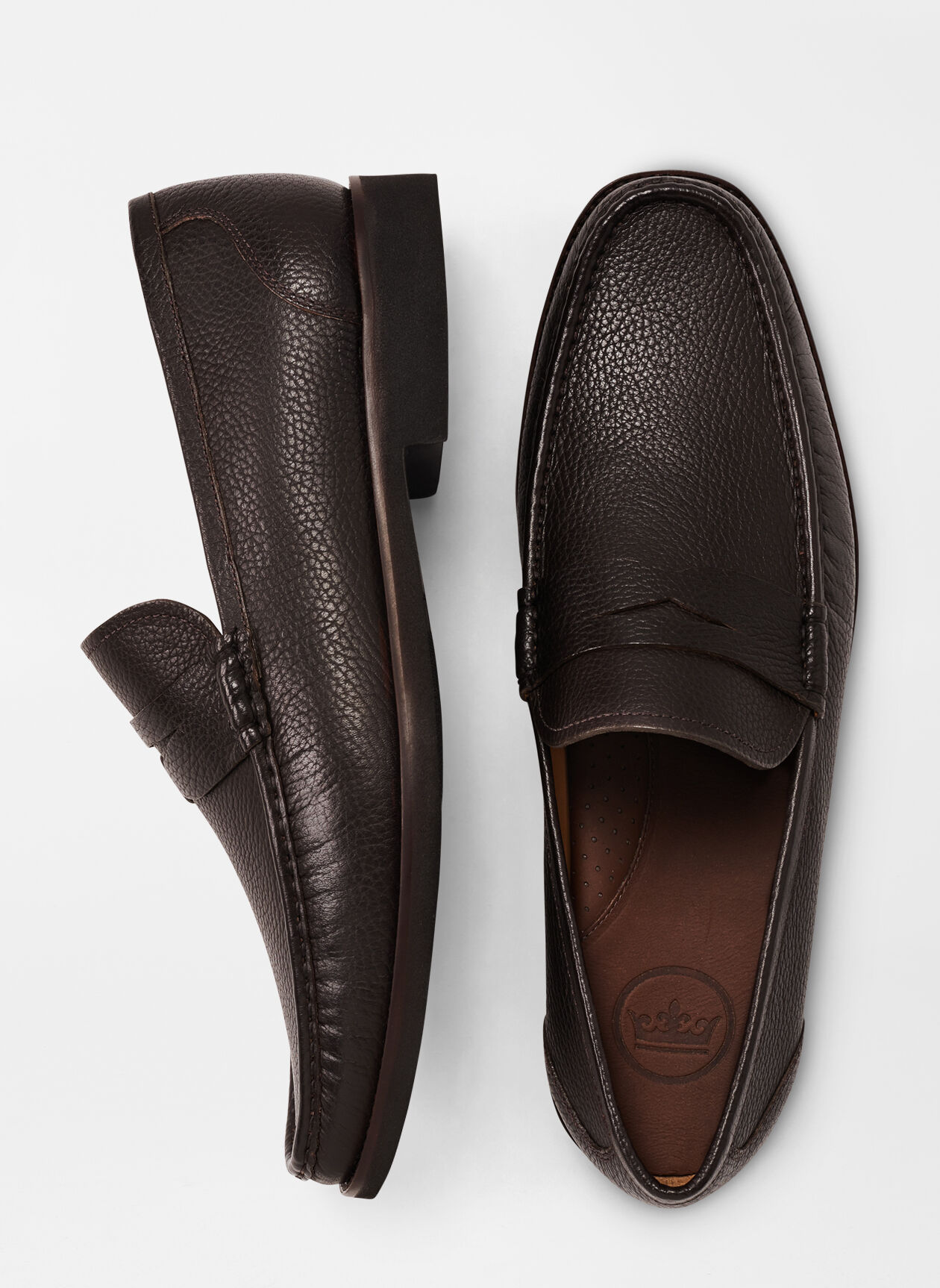 Hyperlight Nubuck Welted Penny Loafer Peter Millar