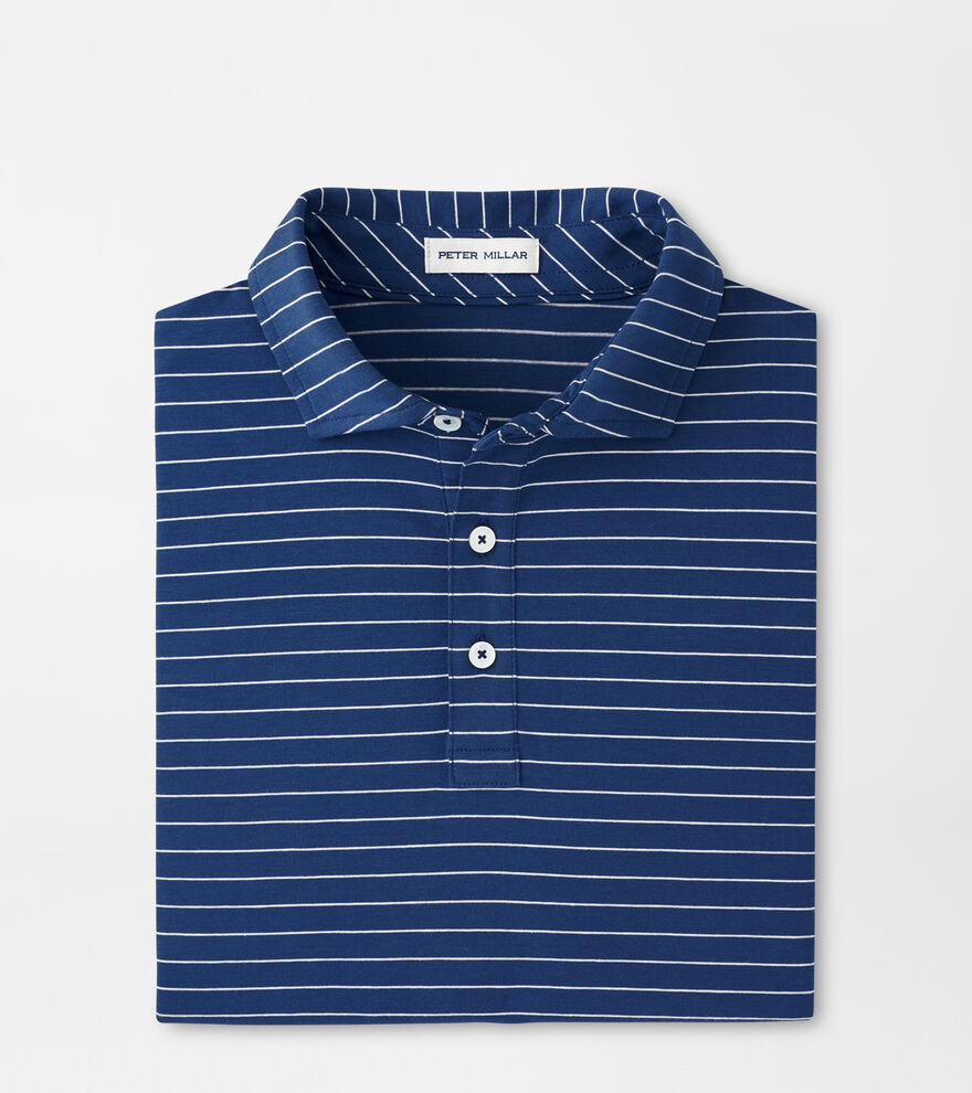 Crown Comfort Cotton Polo Harp Stripe image number 1