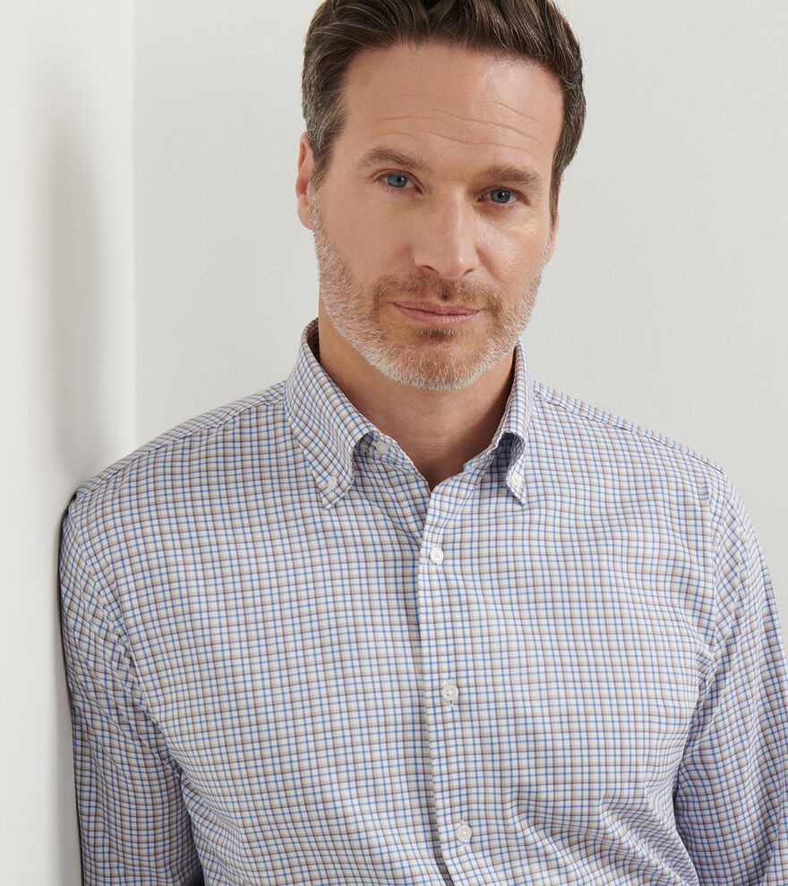 Julian Crown Lite Cotton-Stretch Sport Shirt image number 4