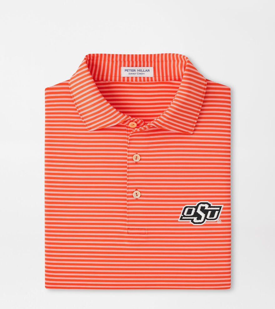 Oklahoma State Tiebreaker Performance Jersey Stripe Polo image number 1