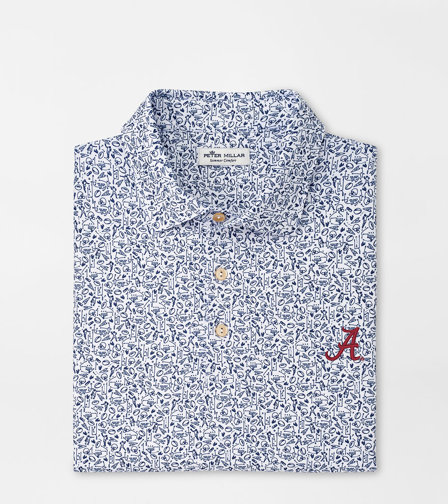 Alabama Game Day Performance Jersey Polo Men's Collegiate Apparel