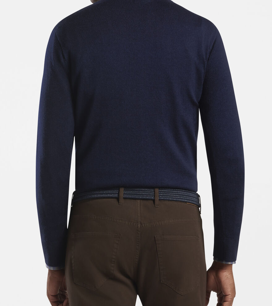 Crown Soft Nappa Trim Quarter-Zip image number 3