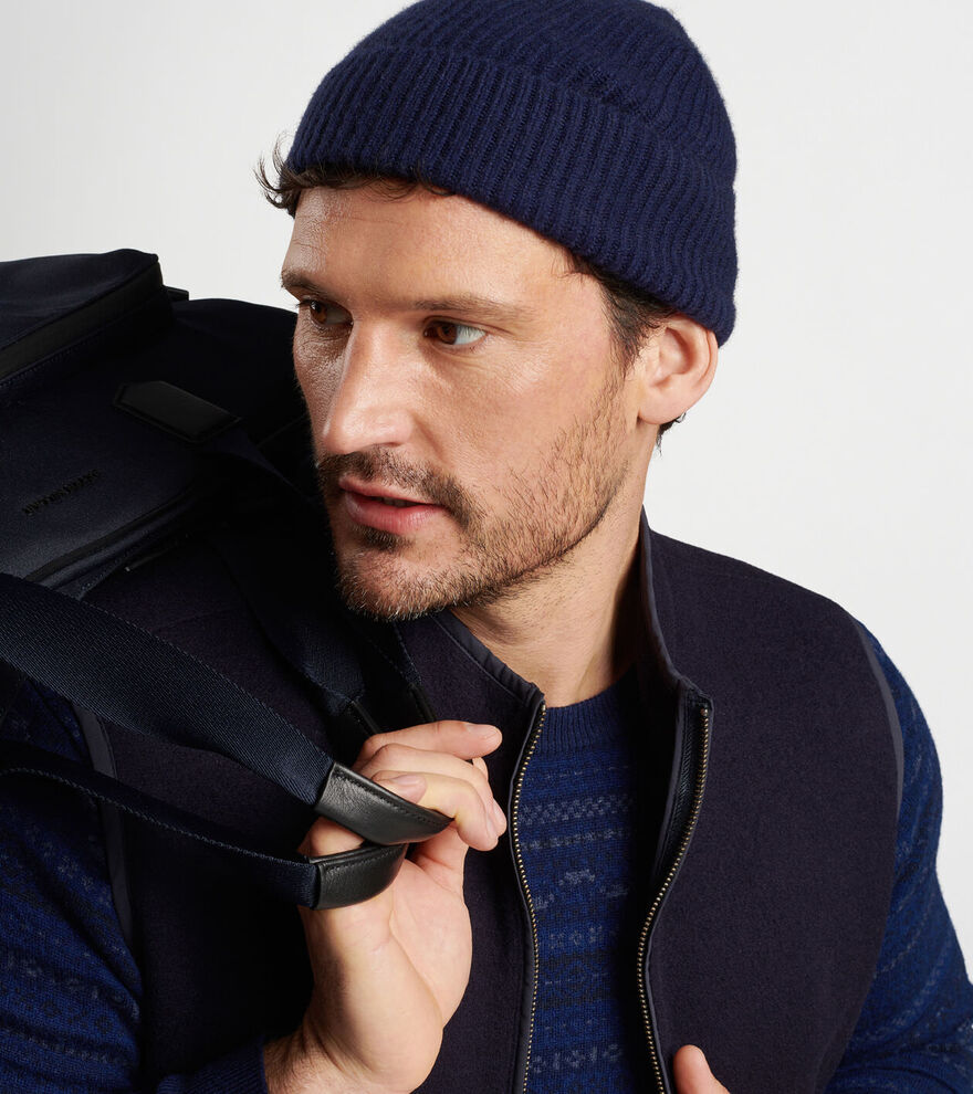 Cashmere Rib Beanie image number 2