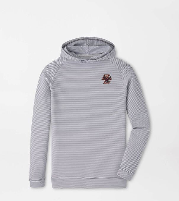 Boston College Pine Youth Sugar Stripe Performance Hoodie