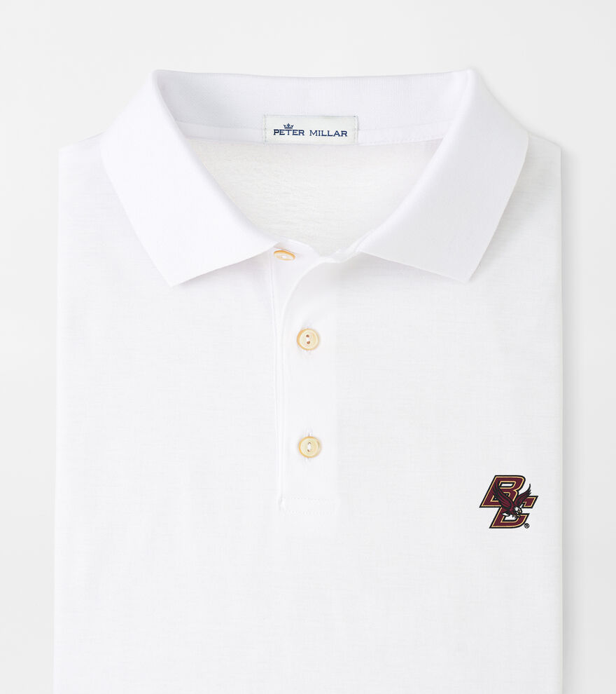 Boston College Solid Cotton Polo image number 1