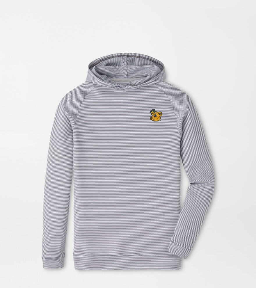 Baylor Vault Pine Youth Sugar Stripe Performance Hoodie image number 1