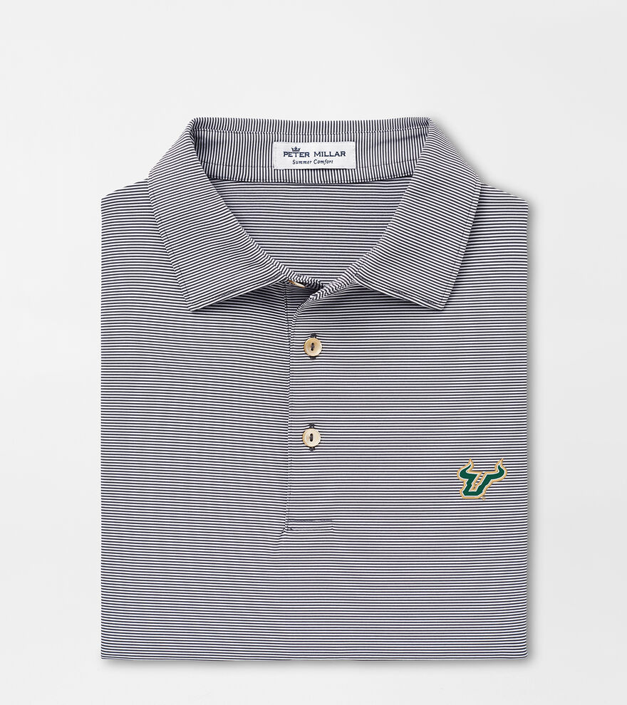 University of South Florida Jubilee Stripe Performance Polo image number 1