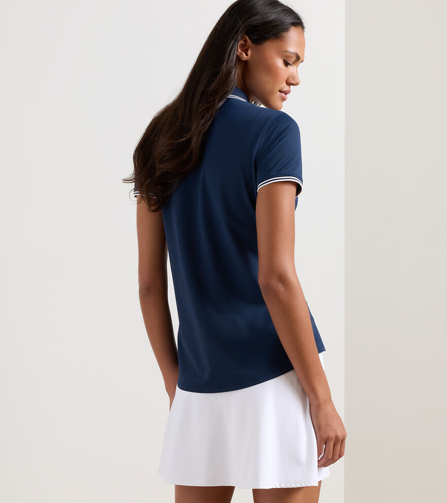 Canterbury Tipped Sport Mesh Short Sleeve Polo image number 3