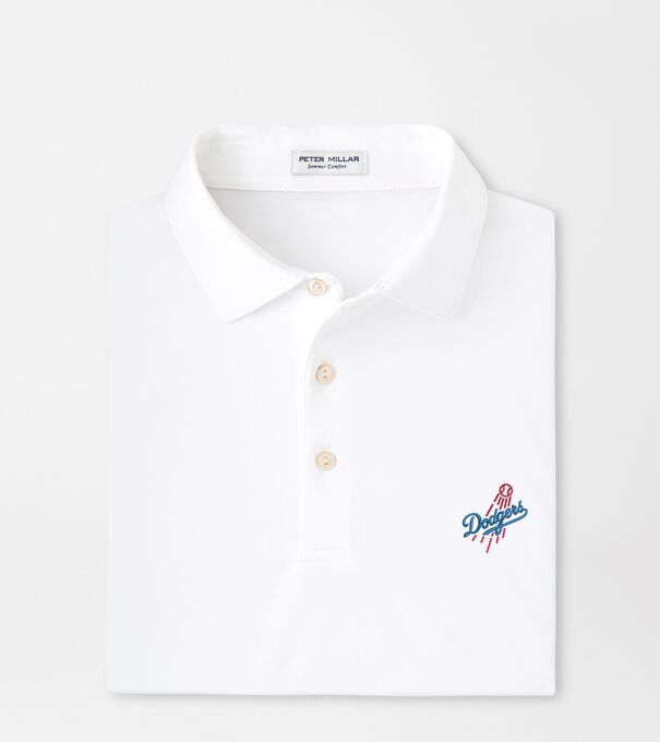 Cooperstown Los Angeles Dodgers Solid Performance Jersey Polo