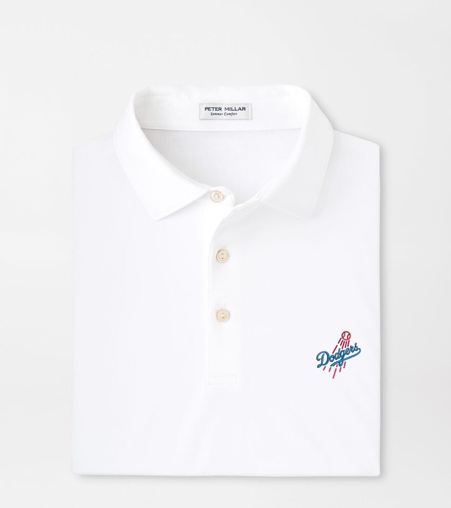 Cooperstown Los Angeles Dodgers Solid Performance Jersey Polo