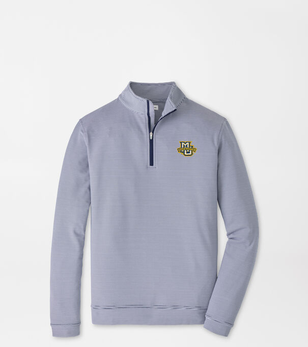 Marquette Perth Sugar Stripe Performance Quarter-Zip