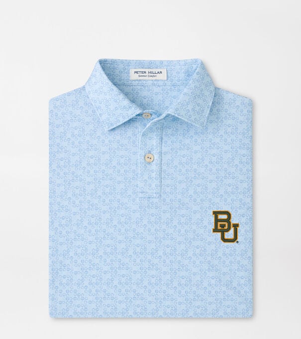 Baylor Bases Loaded Youth Performance Jersey Polo