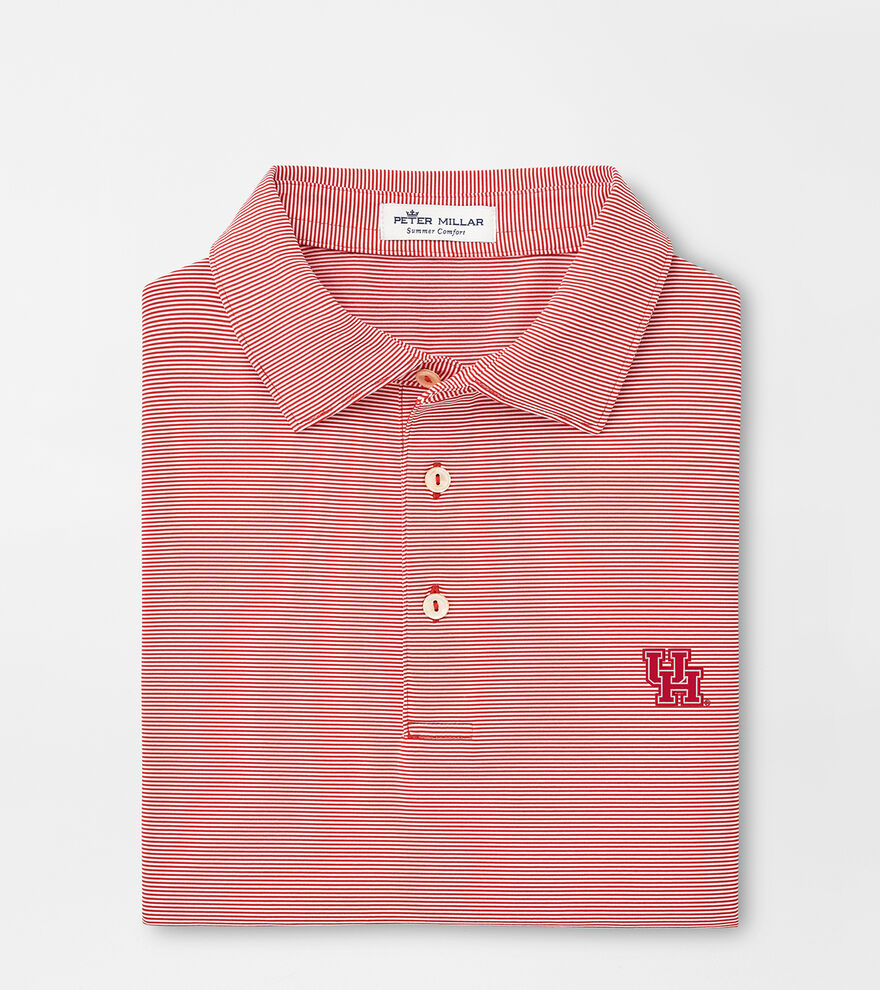 Houston Jubilee Stripe Performance Polo | Men's Collegiate Apparel ...