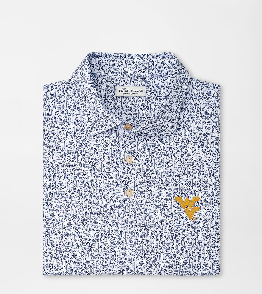 West Virginia Game Day Performance Jersey Polo image number 1