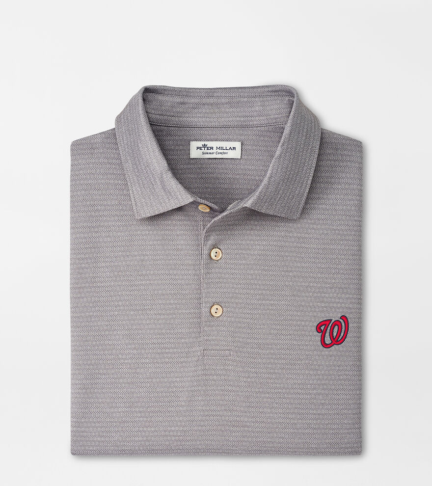 Washington Nationals Groove Performance Jersey Polo image number 1