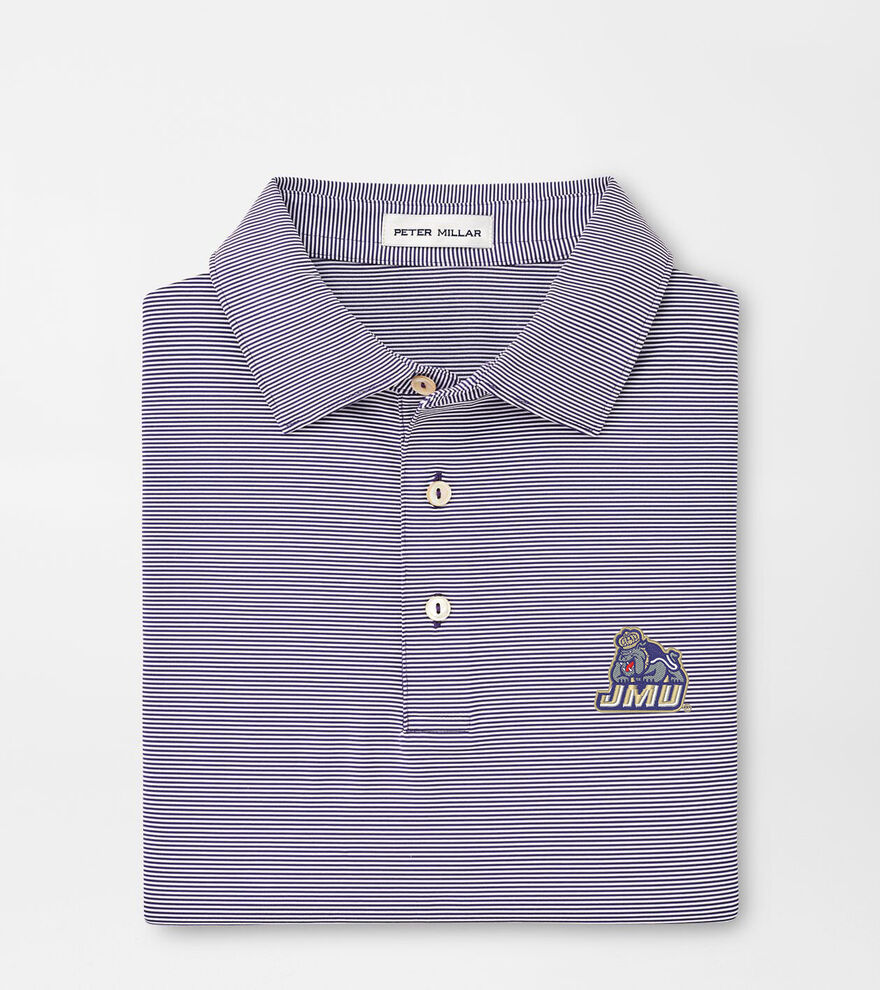 James Madison University Jubilee Stripe Performance Polo Men's