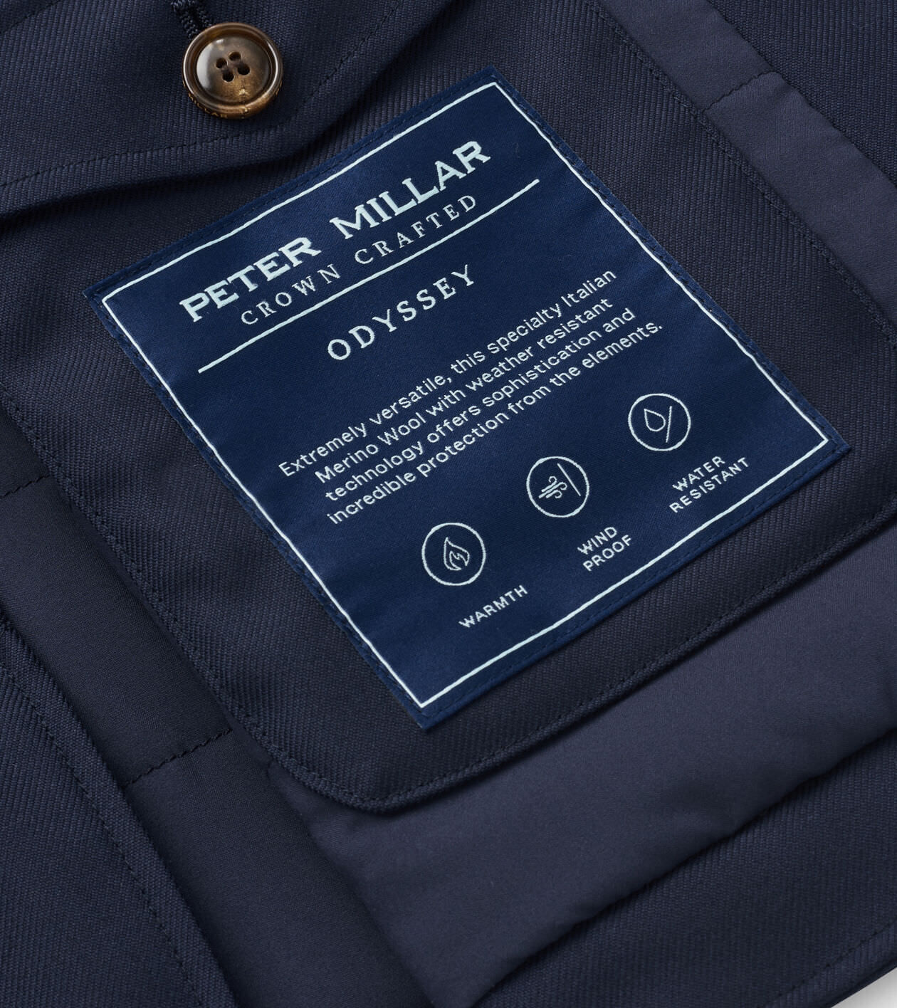 Odyssey Twill Zip Blazer | Men's Jackets & Coats | Peter Millar