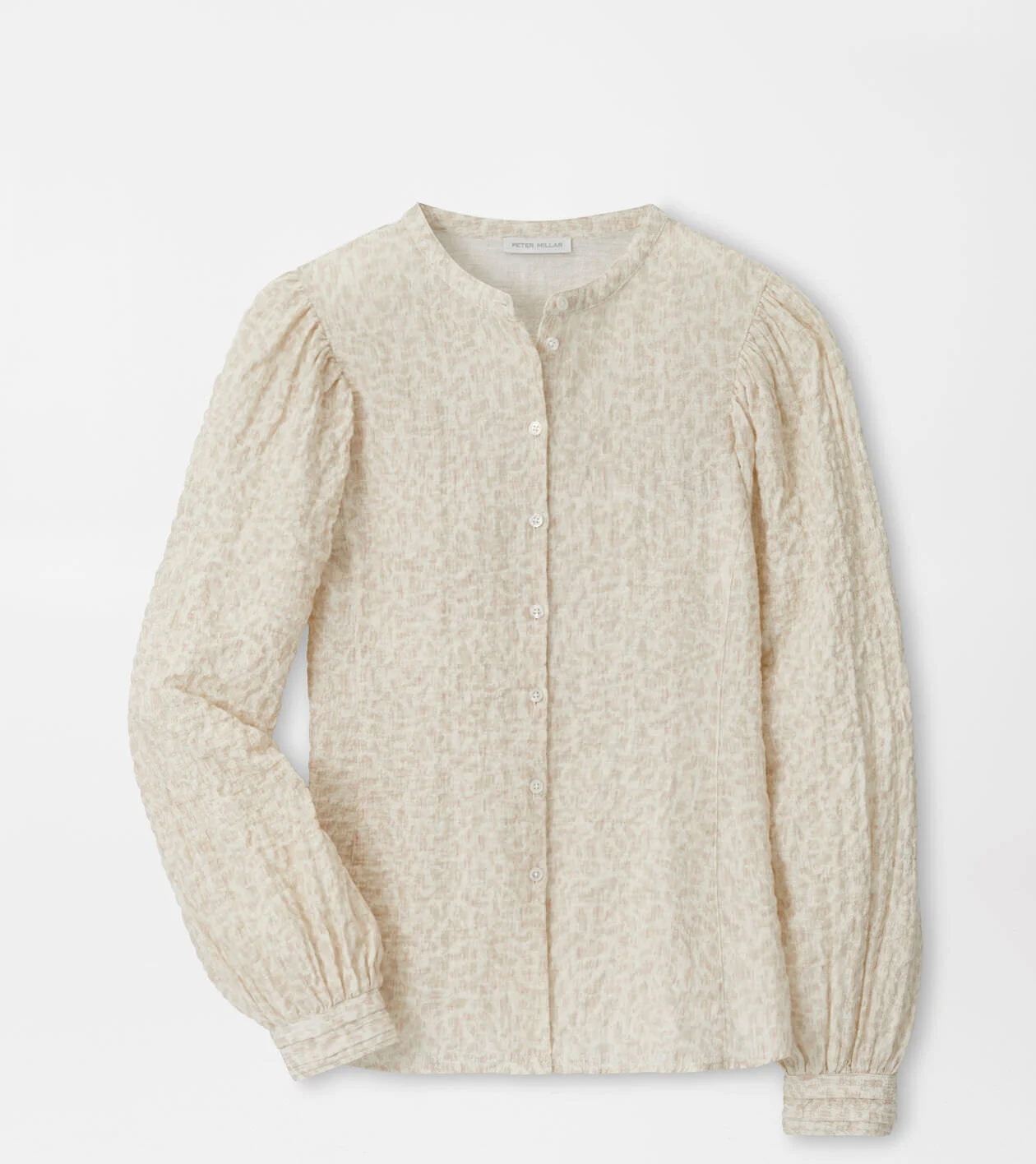 Cameron Printed Seersucker Blouse | Women's Tops | Peter Millar