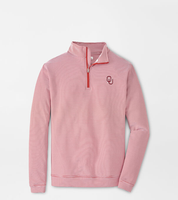 Oklahoma Perth Sugar Stripe Performance Quarter-Zip