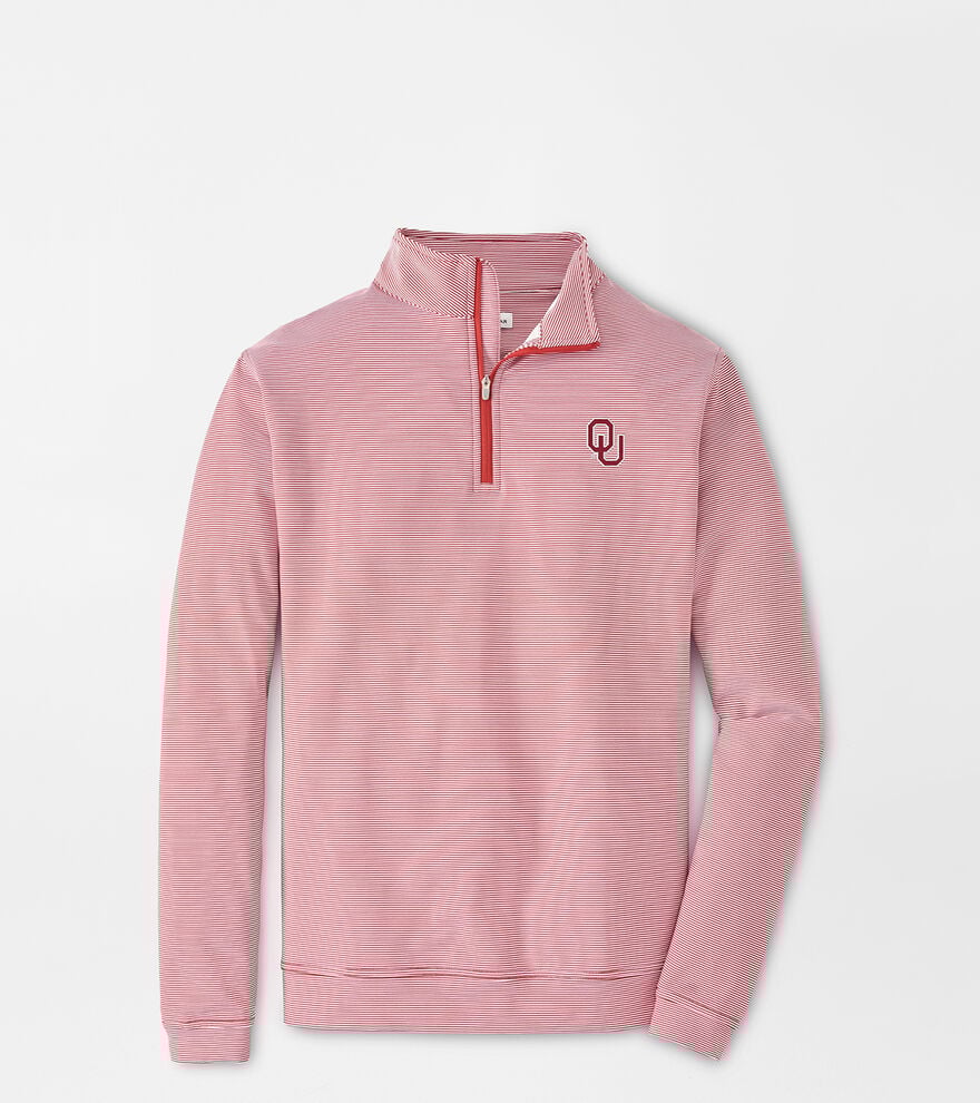 Oklahoma Perth Sugar Stripe Performance Quarter-Zip image number 1