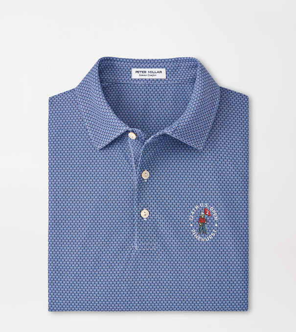 Logo Polo Shirt  Customized Peter Millar Men's Vessel Capri