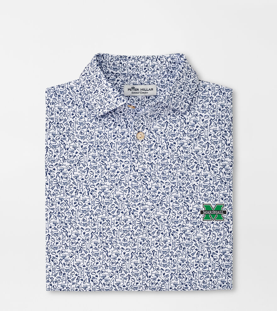 Marshall Youth Performance Jersey Polo image number 1
