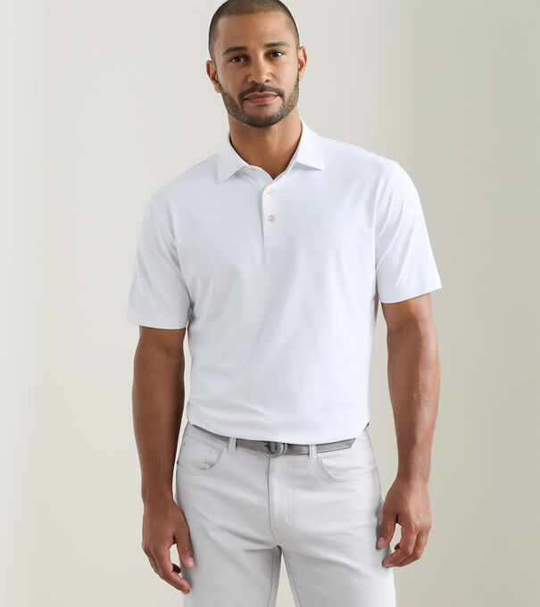 Solid Performance Mesh Polo - Alternate Image 1